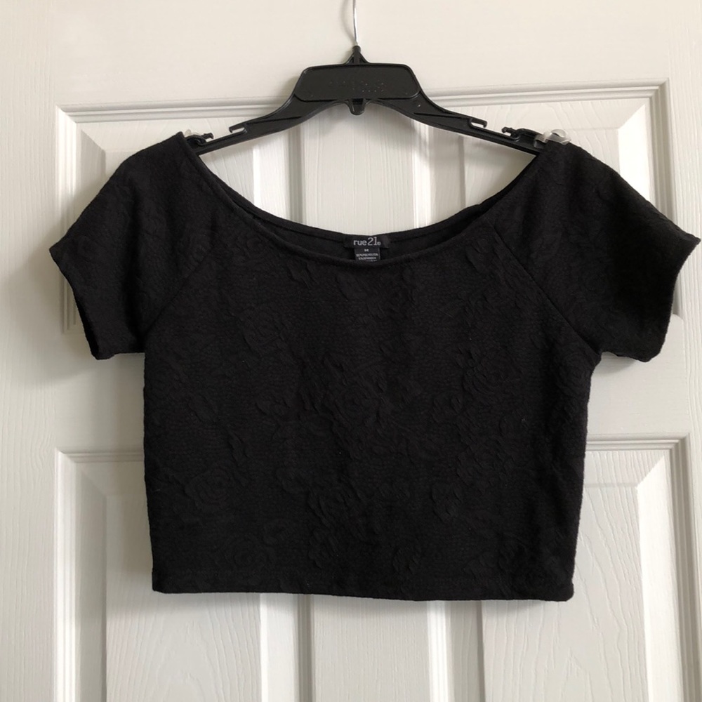 Black Crop Top